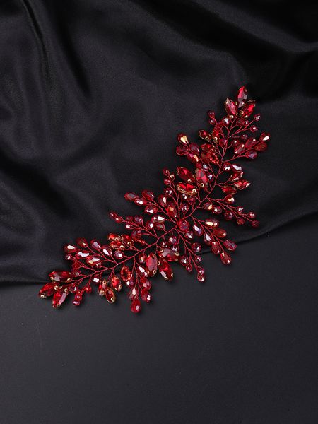 

rhinestones flower bridal headband fashion crystal wedding tiaras brides hair accessories handmade party prom jewelry 220804, Slivery;golden