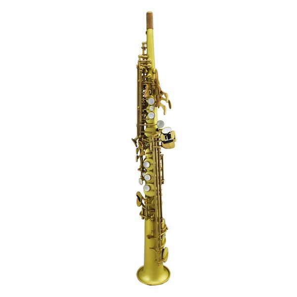 

high grade straight original brass/no lacquer /soprano saxophone