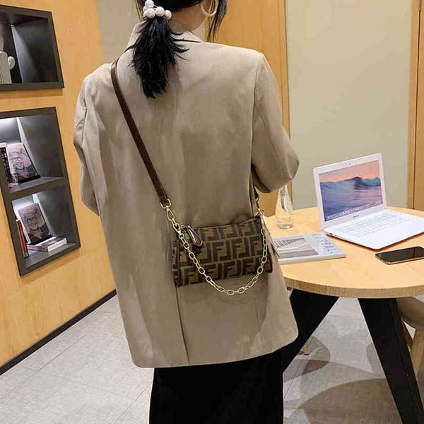 

20% off sitewide 2022 luxury bags foreign style envelope texture atmosphere chain simple portable armpit women's bag
