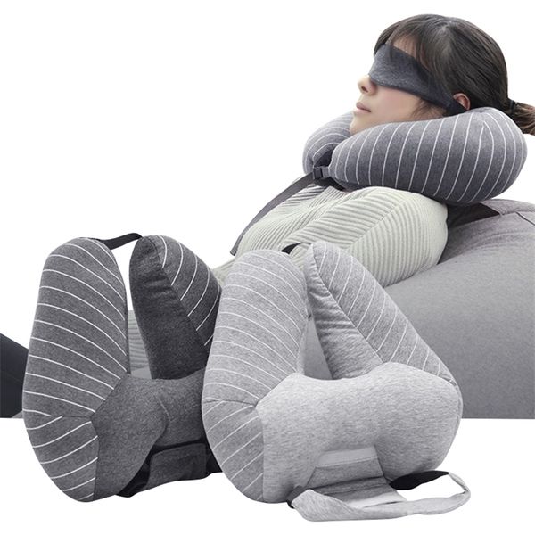 Новая мода U формирует подушки для шеи автомобиля, маска, клетчатая подушка для талии, проездная подушка для самолета.