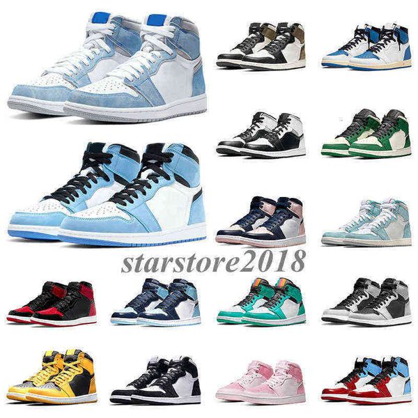 

men basketball shoes 1 1s women outdoor running trainers university blue hyper royal dark mocha fragment cactus bred patent shadow 2.0, Black;white