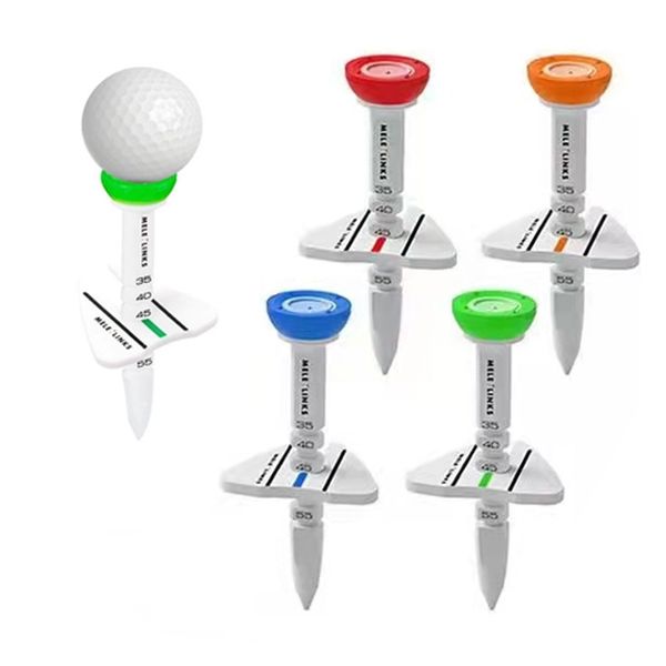 Golf Double Tee Show Down Ball Holder Plastic Tees Accessories Dired For Golfer 4 Color с упаковкой 220812