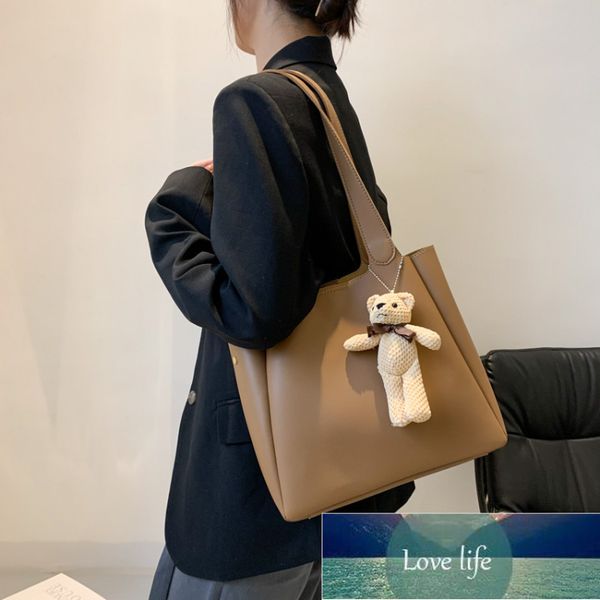 Большая мощность пригородная тотация японская и корейская текстура Большая вечерняя сумка Новая модная корейская милая маленькая медвежь