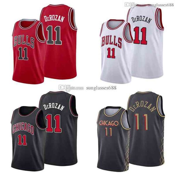

demar derozan jersey 2021-22 chicagocity jerseys men youth s- in stock, Black