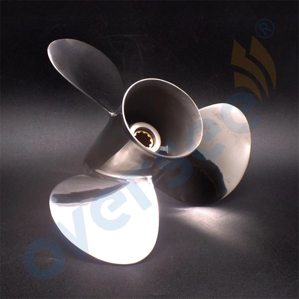 

stainless steel propeller 664-45949-02-ss 9 7/8x13-f spare parts for yamaha outboard engine 20hp 30hp 25hp 69p 61n 61t