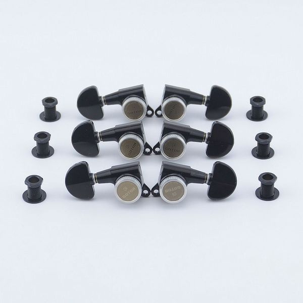 

gear ratio black guitar locking machine heads tuners l3+r3