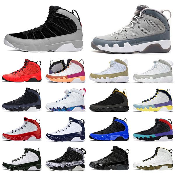 

original jumpman 9 basketball shoes designer womens 9s sneakers change the world bred mens trainers sports cool grey motorboat jones univers, White;red