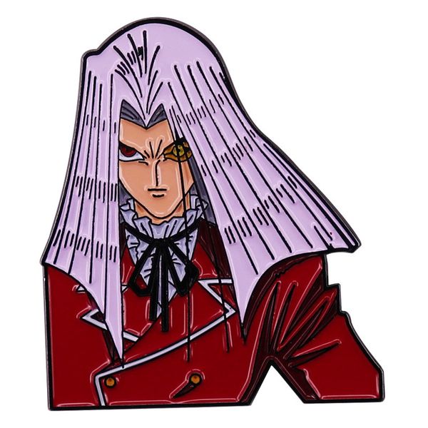 

bekas enamel pin japanese cartoon character inspiration badge, Blue