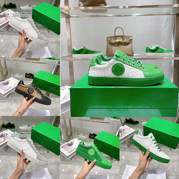 

new slippers woven sandals men's casual shoes decorated brand-name fashion personality luxurys flat shoes for men and women white black