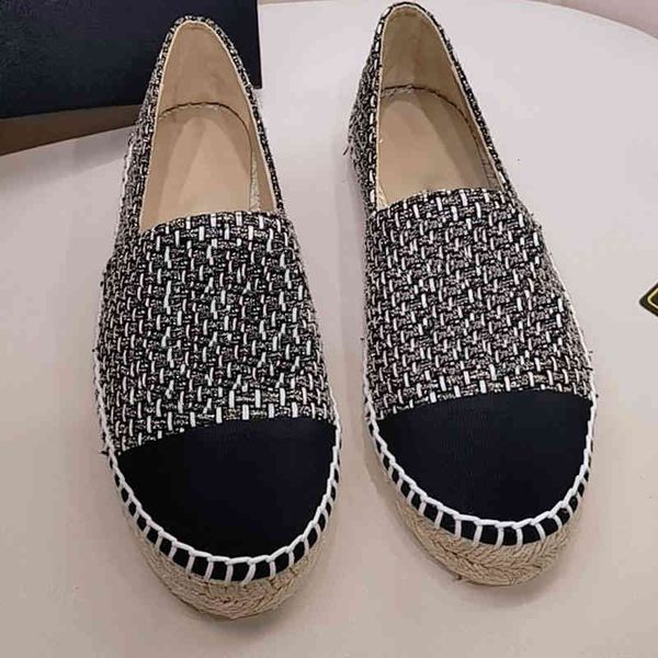 

dress shoes fisherman's shoes xiaoxiangfeng autumn flat bottom hemp rope woven one foot pedal thick lefu casual single, Black
