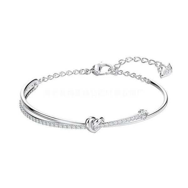 

20% off 2022 new jewelry love kink necklace element crystal knot bracelet female, Black