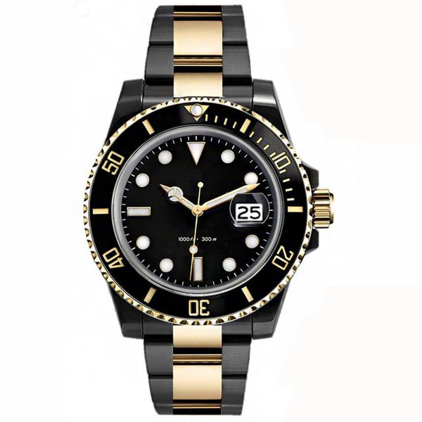 

2021 deluxe 41mm automatic 2813 mechanical mens watches stainless steel watch montre de luxe bracelet ceramic rim waterproof wristwatches, Slivery;brown