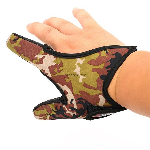 

1pcs 2 fingers fishing gloves outdoor breathable anti-slip thumb index finger gloves fishing finger protector tool accessories, Black