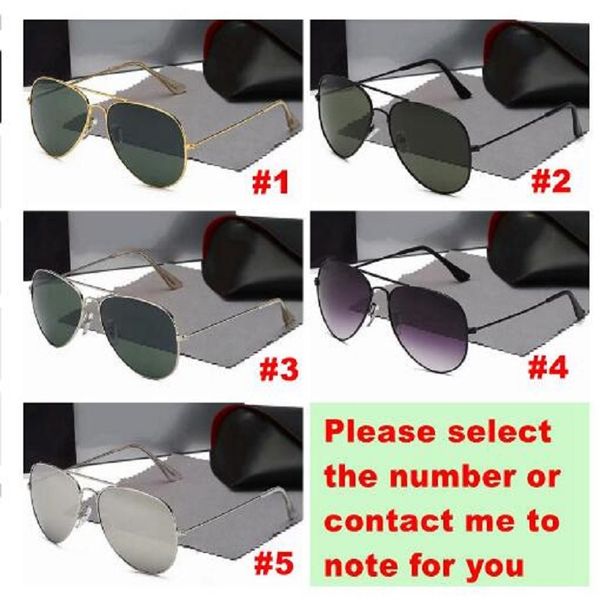 

designer sunglasses for women men women mirror metal frame pilot sunglass classic vintage eyewear anti-uv cycling driving 1pcs fashion sun g, White;black