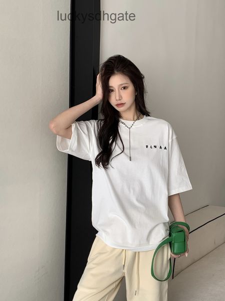 

2022 brand classic paris bb t shirt men's and women's same alphabet print loose round neck short sleeve 2022 summer new fashion tr, White