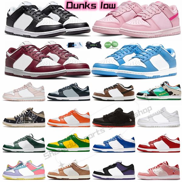 

designer sb low mens women skate casual shoes triple pink black white panda pn dust kentucky university red green brazil chicago trainers du
