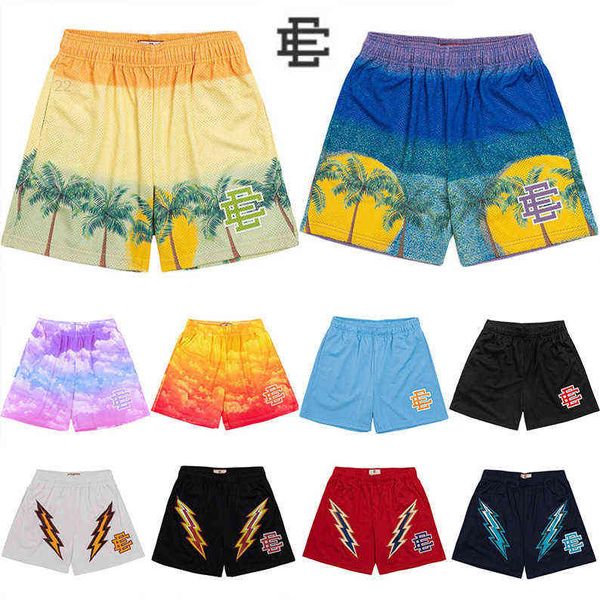 

men's shorts wkfn eric emanuel ee basic mens womens shorts designers york city skyline fitness sweatpants short fanshion men summer gym, White;black