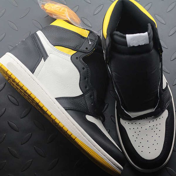 

news 2022 jumpman 1smen women mid og basketball shoes luxury designer mens womens not for resale black/yellow casual trainers