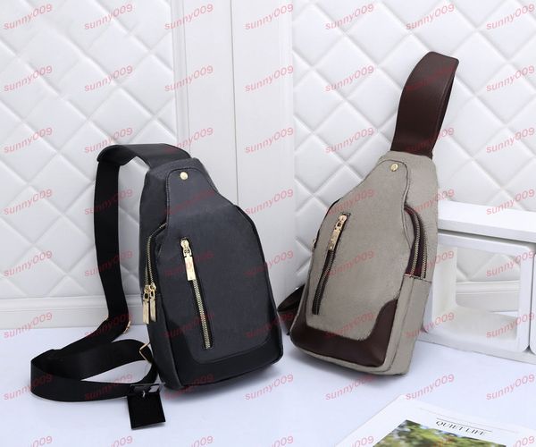 

chest bag single shoulder crossbody bag designer dual purpose women's bag satchel diagonal package zipper side pocket waist pack