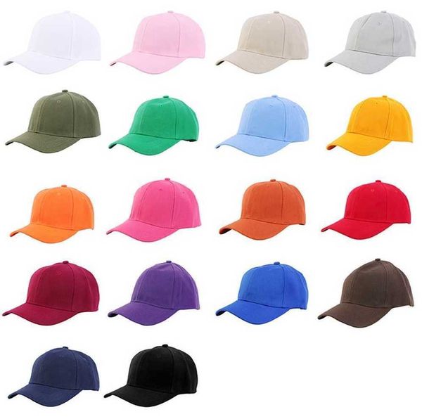 

2022 fashion morandi color baseball cap ball hats youth solid duck tongue sunhat snapbacks summer outdoor jogging beach version tennis golf, Yellow