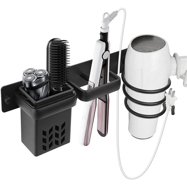 Wandmontierter Trockner-Badezimmer-Haar-Werkzeugkasten, multifunktionaler, platzsparender Aufbewahrungshalter, platzsparend 220611