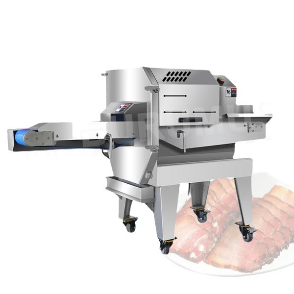 Aço inoxidável 304 Cutter de carne Industrial Food Machine Cooked Meat Slicer