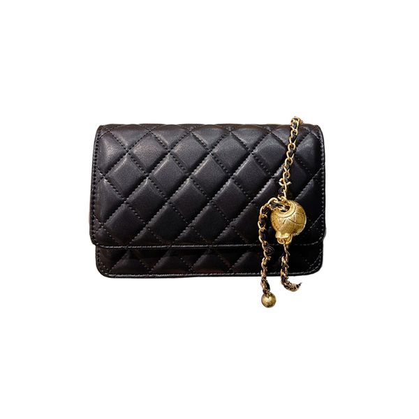 

designer bag soft delicate texture chain small metal ball pendant decoration star with the same paragraph adjustable length small body large