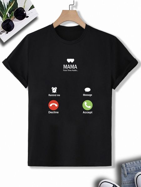 

men letter graphic tee 47or#, White;black