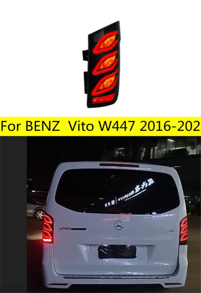 

automotive accessories taillights for vito w447 led tail light 16-21 rear lamp brake turn signal reverse fog lights