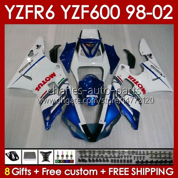 КОМПЛЕКТ БОДА ДЛЯ ЯМАХА YZF R6 R 6 98-02 YZFR6 98 99 00 01 02 BODYWORD 145NO.73 YZF 600 куб.