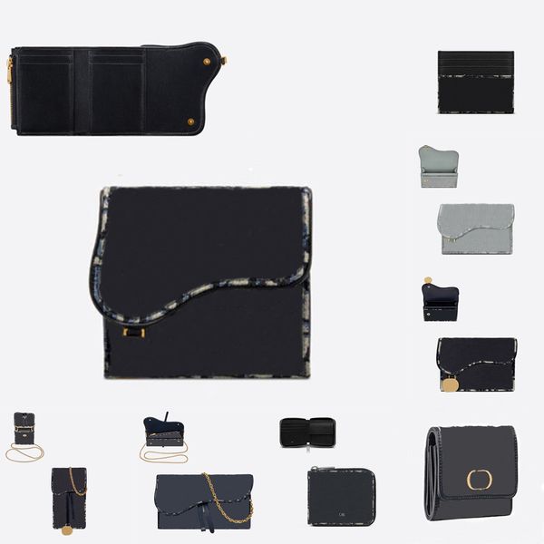 

wallet coin purse card holder key pouch luxury designer wallets leather bags mens bag cardholder womens purses handbags, Red;black