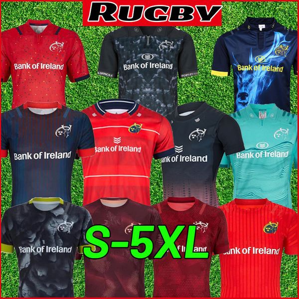 

2020 2021 2022 munster rugby jerseys alternative munster city home away training men 20 21 22 ireland mens shirt size s-5xl, Black;gray