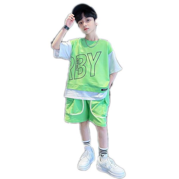 

clothing sets boys summer sports suit 2022 children's, White