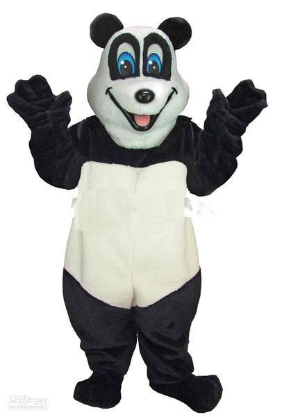 

lovely happy panda mascot costume fancy dress halloween party costume, Red;yellow