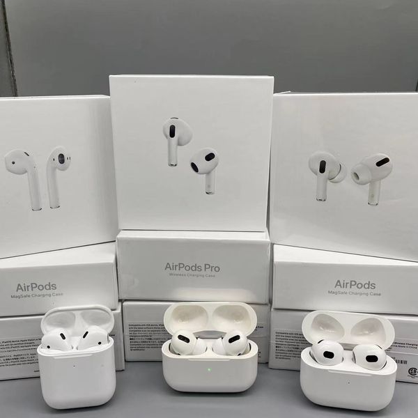 

original quality airpods pro wirless earphones valid serial no. metal closure connector rename gps wireless charging bluetooth headphones wi