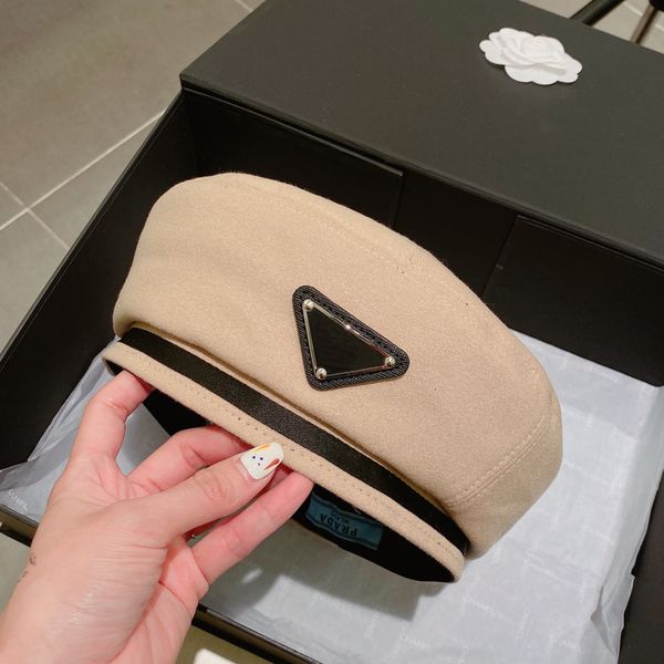 

designer fashion style beret women's fashion elegant beige, Blue;gray