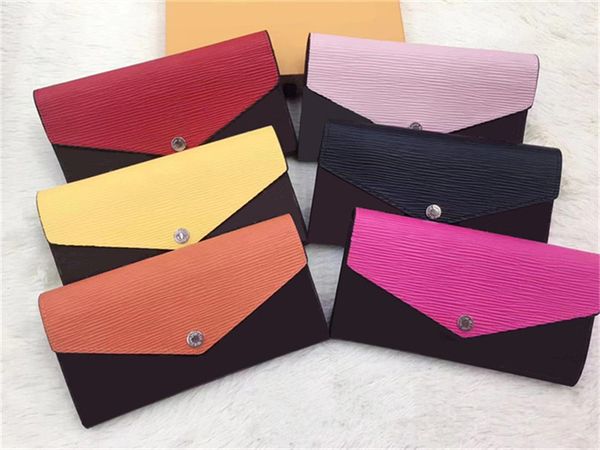 

luxury money clips fashion slim long genuine designer wallet purse women classic thin credit card holder case men small zip organizer bag, Black