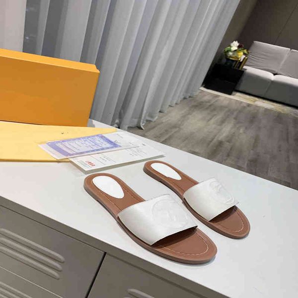 

slippers indoor house womens women slides slipper summer sandals mens luxurys designers real leather platform sandal flats fashion old, Black