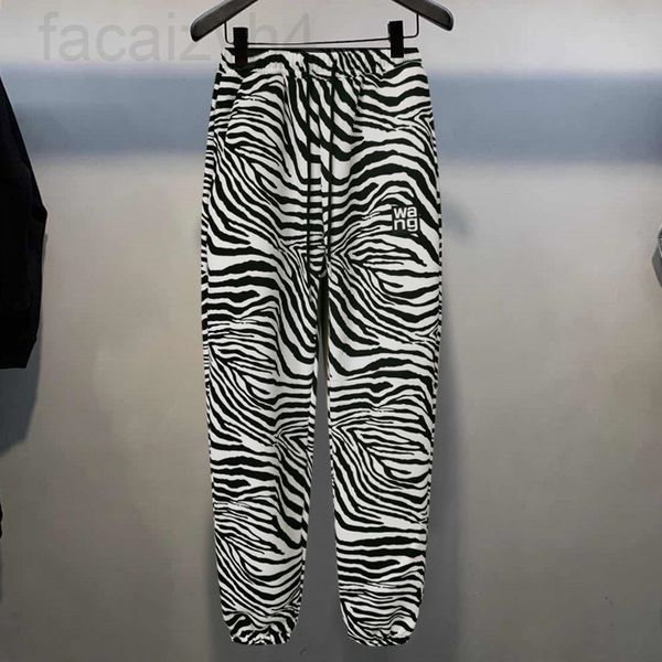 

women's pants & capris designer []aw21 spring letter leggings casual pants loose radish ban ma pattern thin guard v14z, Black;white
