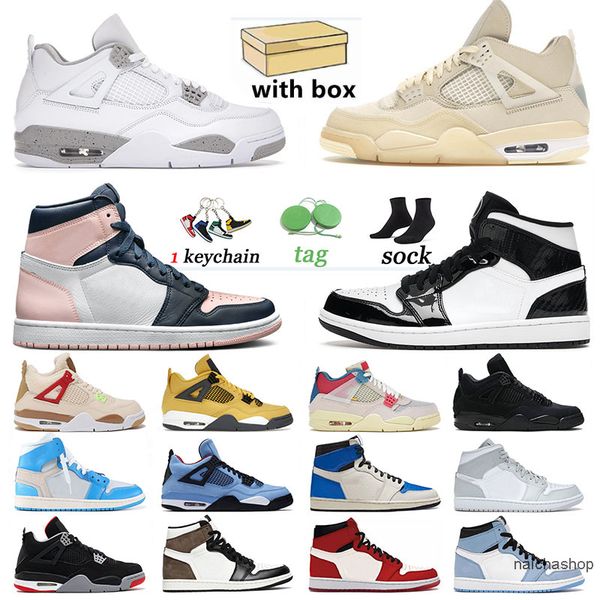 

1 1s jumpman basketball shoes 4 hyper royal mens womens 4s cactus jack high og dark mocha university blue mid designer sneakers twist