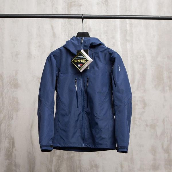 

men's jackets arc three-layer outdoor waterproof jacket for men gore-texpro sv male casual hiking coat clothing men's, Black;brown