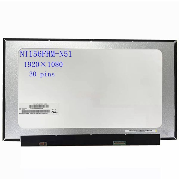 15.6 '' Slim LCD LED Tela Matrix NT156FHM-N51 FRO 5D10T25601 45%NTSC FHD EDP 30pin