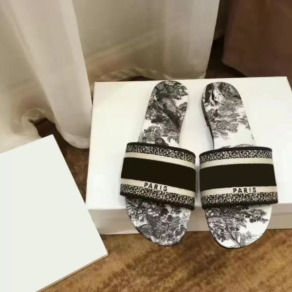 

designers slippers classic letters home slipper slides luxurys women sandals fashion outdoor anti slip waterproof flip flop svf, Black
