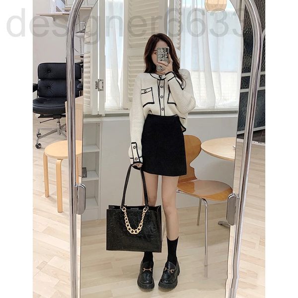 

two piece dress designer 5562# autumn dress temperament goddess fan xiaoxiangfeng suit women's early fashion skirt two-piece set 250l, White