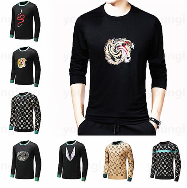 

creative print men's sweaters designer hipster sweaters outdoor windproof luxury clothing, White;black