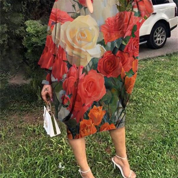 

floral long dress bat sleeve loose party evening es women s fashion streetwear harajuku maxi girl sundress beach 220614, Black;gray