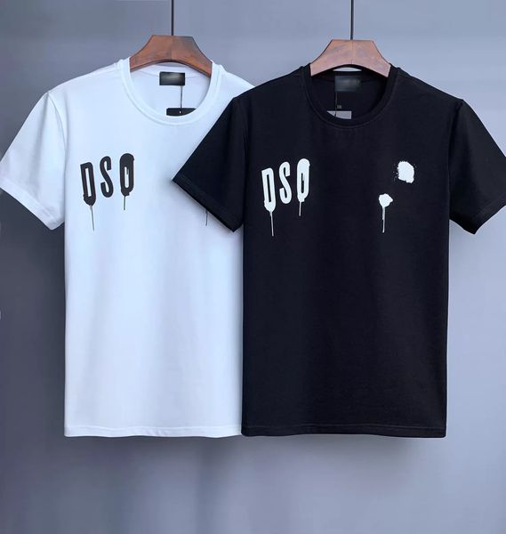 

dsqsury 2022ss new mens designer t shirt paris fashion tshirts summer dsq t-shirt tees male 100% cotton st945, White;black