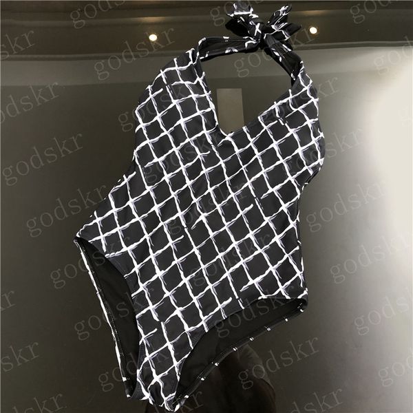 

bodysuit swimwear womens bathing suits check print women swimsuit bikini textile v neck swimsuits for female