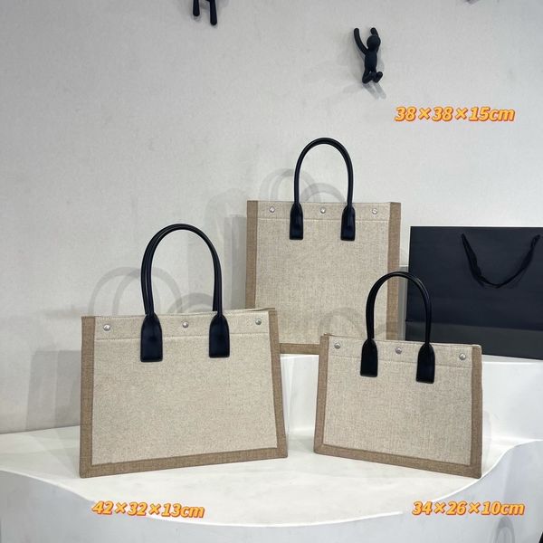 

luxury tote bags canvas large capacity handbags ladies leisure shopping bag travel essential fashion leather handle handbag silkscreen logo