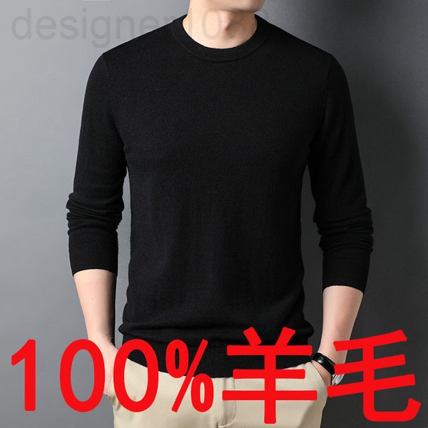 

men's sweaters designer qiyuan men's autumn and winter new warm sweater round neck pullover fashion solid color t8w5, White;black
